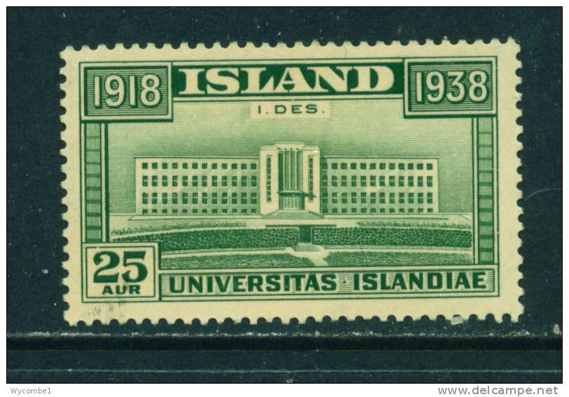 ICELAND - 1938 20th Independence Anniversary 25a Mounted Mint - Neufs