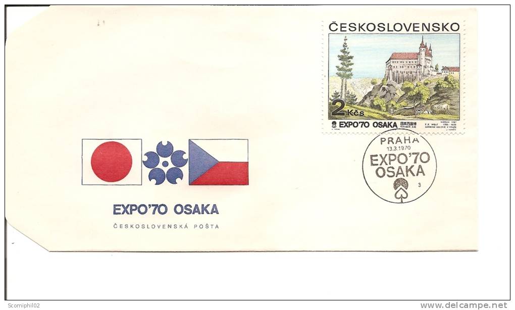 Osaka-1970 ( FDC De Tchécoslovaquie à Voir) - 1970 – Osaka (Japan)