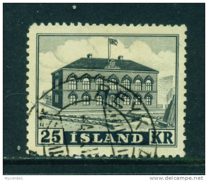 ICELAND - 1950 Pictorial Definitives 25k Used As Scan - Oblitérés