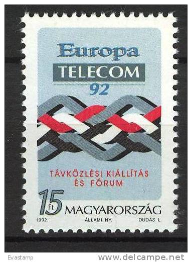 HUNGARY - 1992. Telecom '92 / Exhibition Emblem MNH! Mi 4215 - Ungebraucht