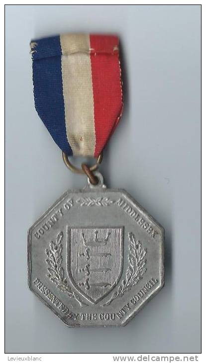 Grande Bretagne/Médaille Silver Jubilee/ King George V-Queen Mary/County Of Middlesex/1935       D196 - Grande-Bretagne