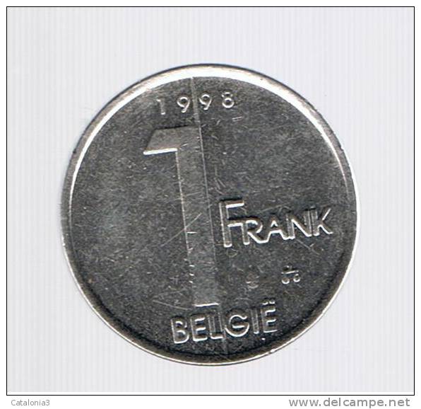 BELGIUM - BELGICA -  1   Franc   1998 - 1 Frank