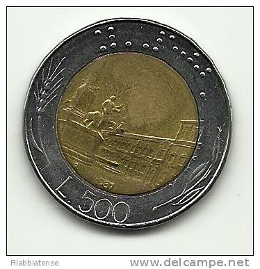 1987 - Italia 500 Lire, - 500 Lire