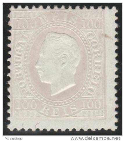 PORTUGAL 1870/80 - Yvert #44 - MLH * - Unused Stamps