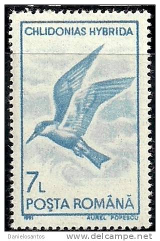 Rumania Romania 1991 Birds Aves Oiseaux Vegels - Water Birds - Whiskered Tern - Chlidonias Hybridus MNH - Albatros & Stormvogels