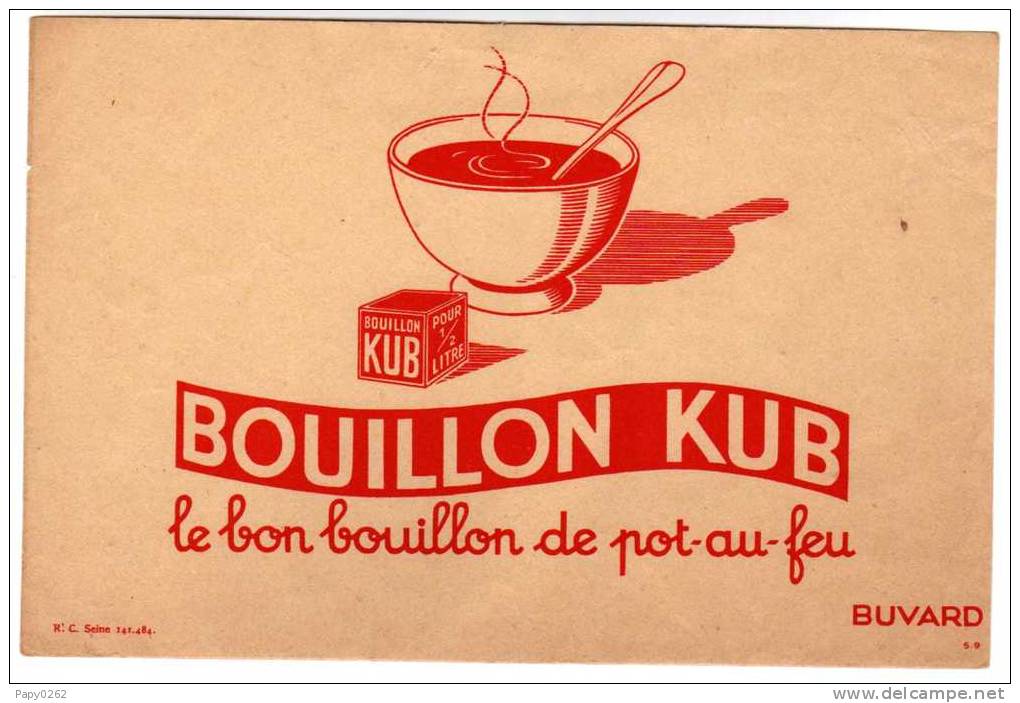 964B) - BUVARD - BOUILLON KUB - Papeterie