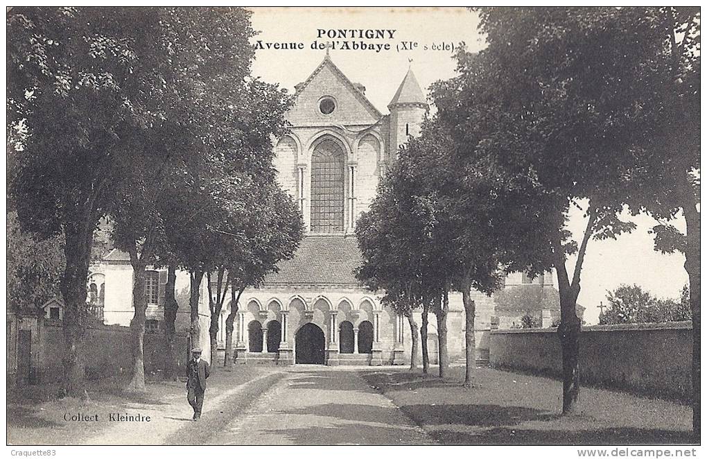 PONTIGNY -AVENUE DE L'ABBAYE   Carte Animée - Pontigny