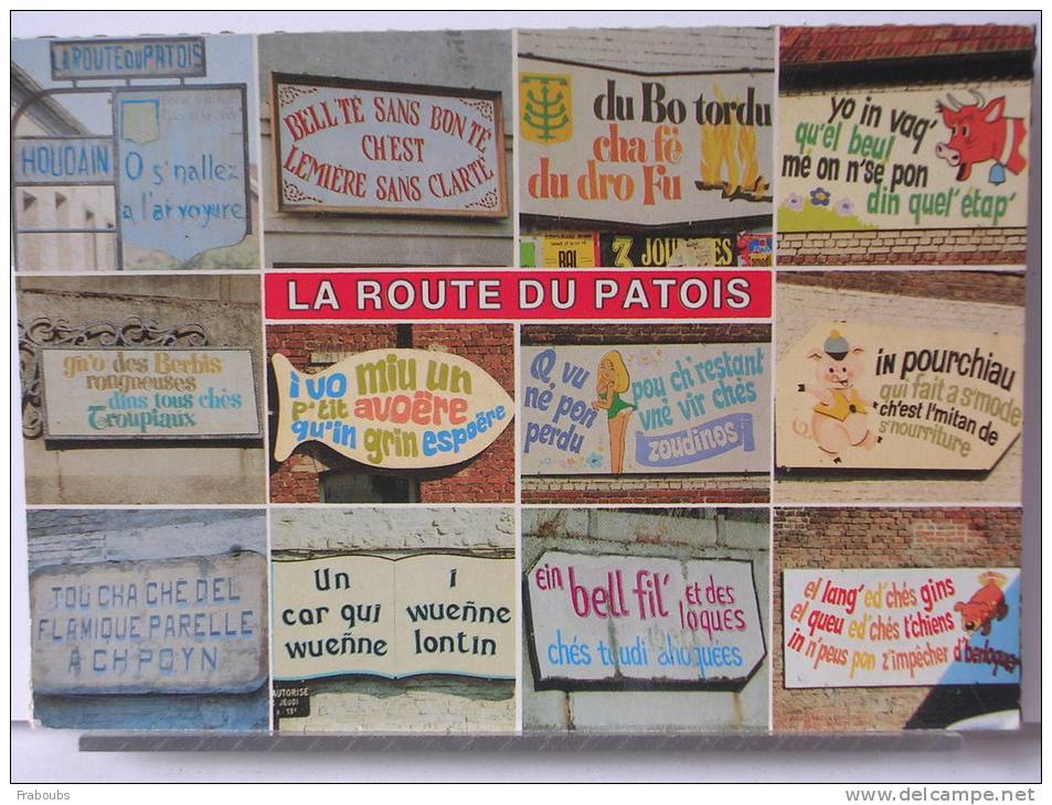 REGION DU NORD - PAS DE CALAIS - LA ROUTE DU PATOIS - Nord-Pas-de-Calais