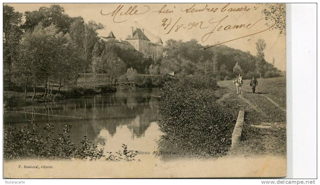 CPA 47 NERAC CHÂTEAU DU BOURNAC 1902 - Nerac