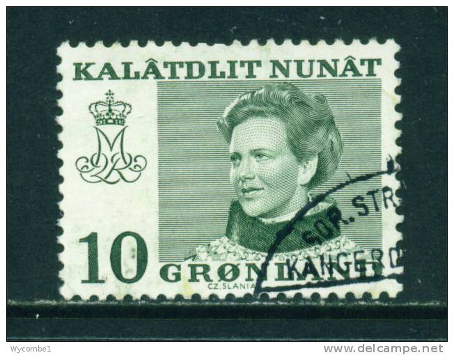 GREENLAND - 1973 Queen Margrethe 10o Used (stock Scan) - Gebraucht