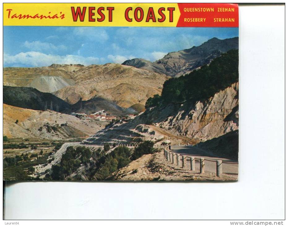 (14) Postcard View Folder - Depliant De Carte Postale - TAS - West Coast - Autres & Non Classés