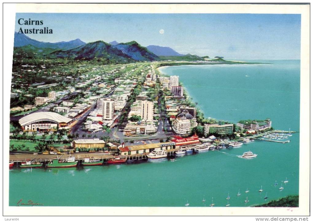 (752)  Australian - QLD - Cairns Aerial View - Cairns