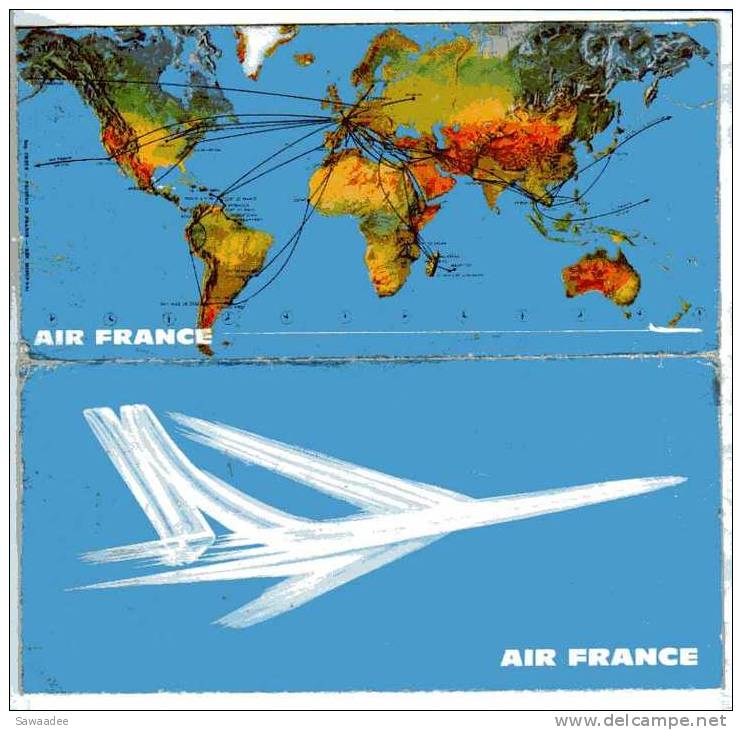 TICKET DE TRANSPORT - AVIATION - AIR FRANCE / ROYAL AIR CAMBODGE - ETIQUETTE BAGAGE - CARTE D´EMBARQUEMENT - ANNE 60 - Welt