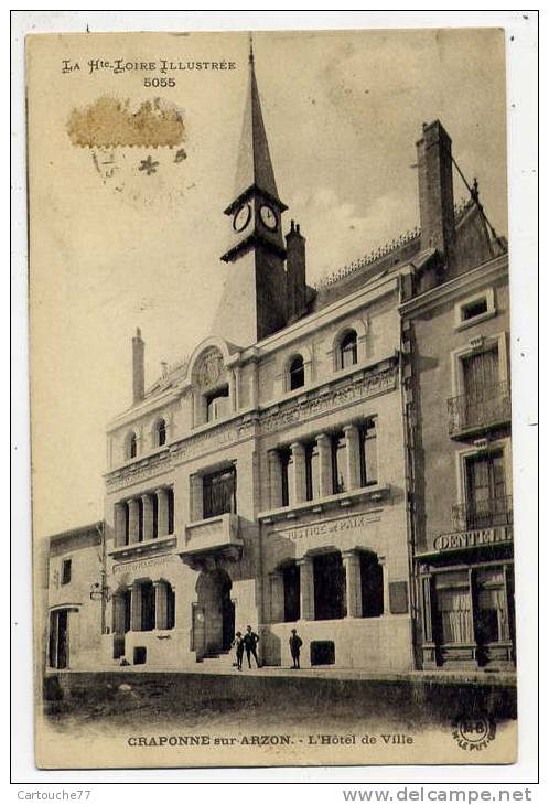 K23 - CRAPONNE-sur-ARZON - L'Hôtel De Ville - Craponne Sur Arzon