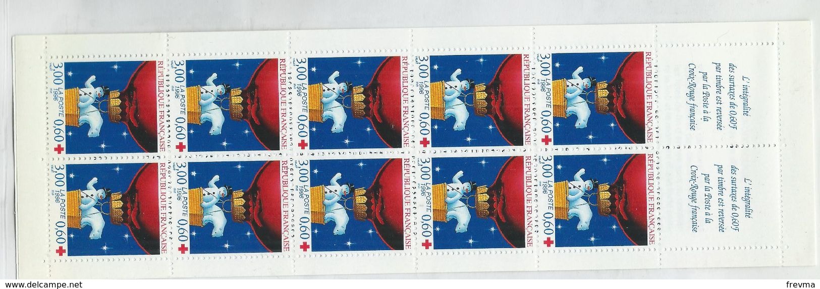 Carnet Croix Rouge Neuf ** N° BC3039a - Gelegenheidsboekjes