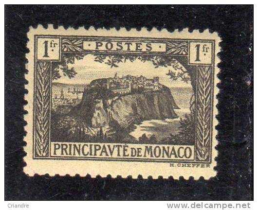 Monaco: Année 1922-23 (vues)N°59* N°60* N°61* - Altri & Non Classificati