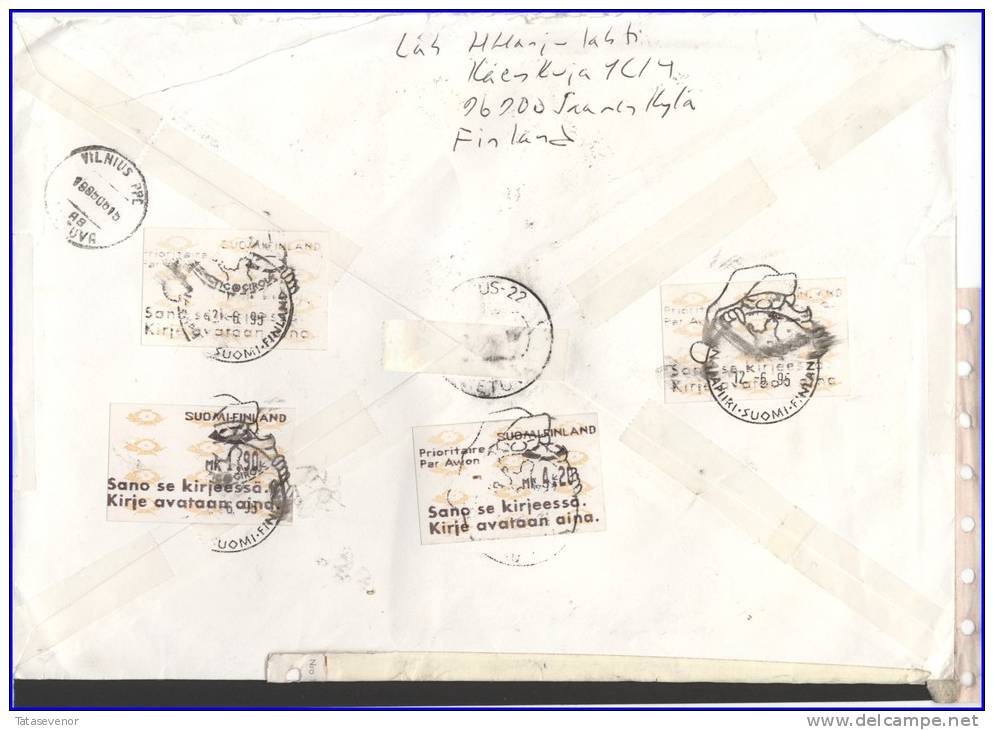 FINLAND B2 Cover 007 Postal History ARCTIC CIRCLE Racing Makinen Kankkunen - Lettres & Documents