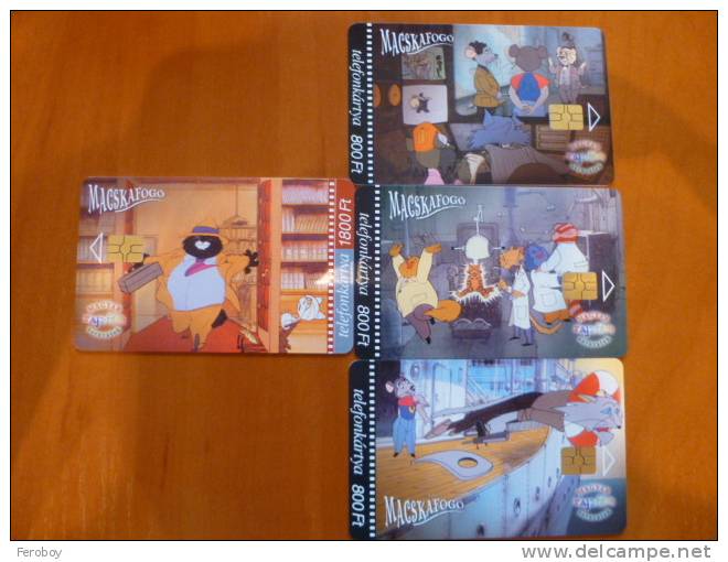 Hungary: Puzzle/Comics: Macskafogó 4 Pcs, Issued 30.000 - Puzzles