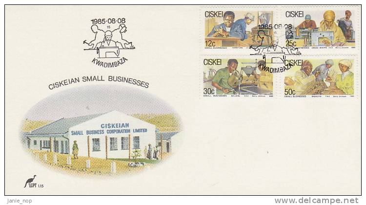 Ciskei 1985 Small Businesses FDC - Ciskei