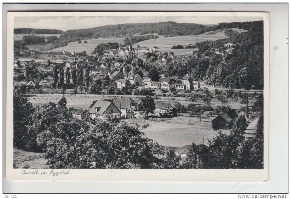 5063 OVERATH, Ortsansicht 1955 - Overath