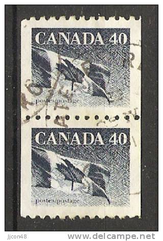 Canada  1990  Canadian Flag  (o) - Roulettes