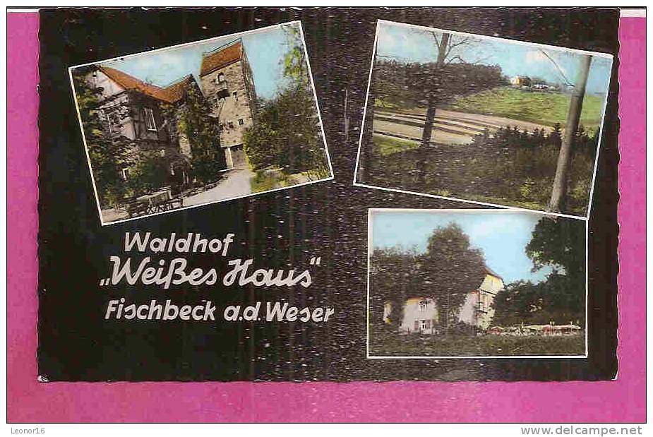 HESSISCH OLDENDORF  -    3 ANSICHTEN ** WALDHOF - WEISSES HAUS ** FISCHBECK An Der WESER   -   Verlag : CRAMERS   N°063 - Hessisch-Oldendorf