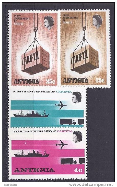 Antigua1969: Yvert208-11mnh** - Altri & Non Classificati