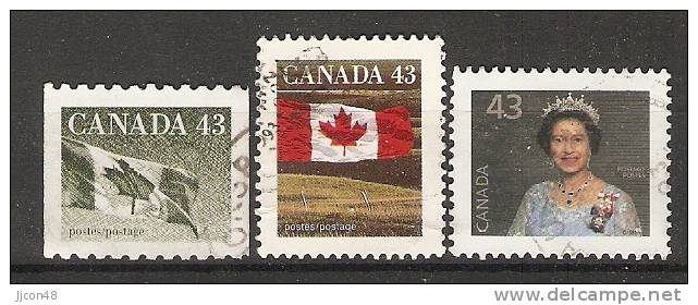 Canada  1992  Definitives; Queen Elizabeth II + Flag  (o) - Autres & Non Classés