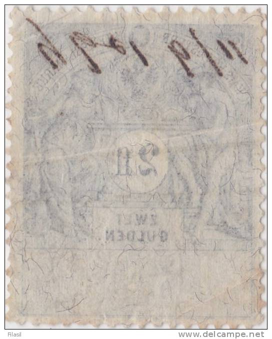 SI53D AUSTRIA OSTERREICH Marche Marca Da Bollo FISCALE STEMPEL MARKE 2 Fl 1893 Usata ZWEI GULDEN - Fiscale Zegels