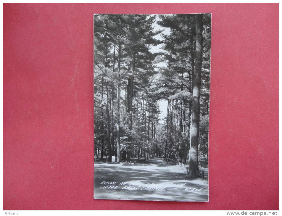 Rppc  By Cook---- Little Falls Mn--- EKC Box   Drive In Pine Park=====      ===ref 876 - Other & Unclassified