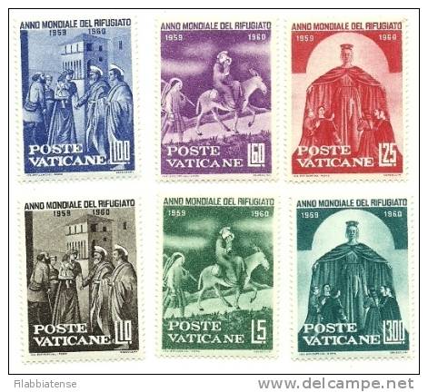 1960 - Vaticano 275/80 Asino   ++++++ - Donkeys