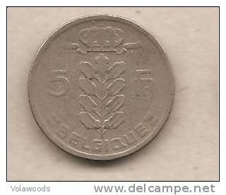 Belgio - Moneta Circolata Da 5 Franchi Km134.1 - 1950 - 5 Franc