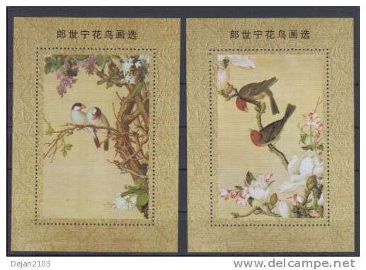 China 2 Unofficial Mini Sheets Birds MNH ** - Ongebruikt