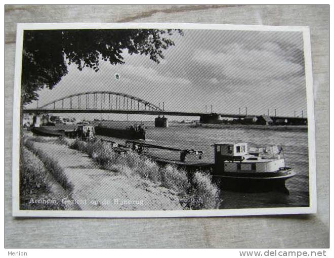 ARNHEM  - Gezicht Op De Rijnbrug  -  RPPC    D102143 - Arnhem