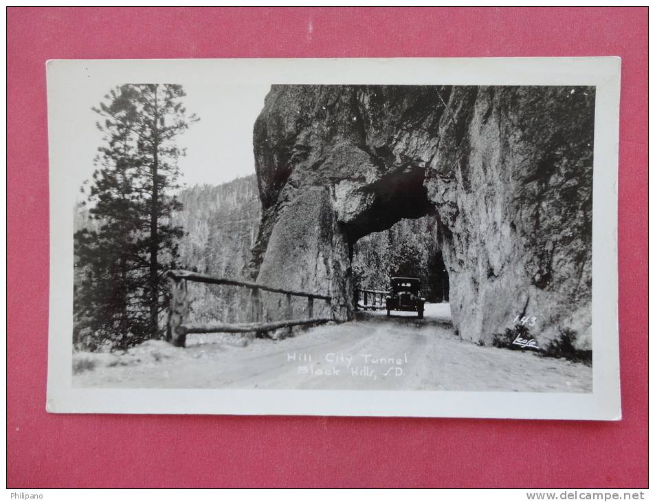 Rppc  Black Hills SD  Hill City Tunnel-- DOPS Box   - Not Mailed --ref  884 - Other & Unclassified