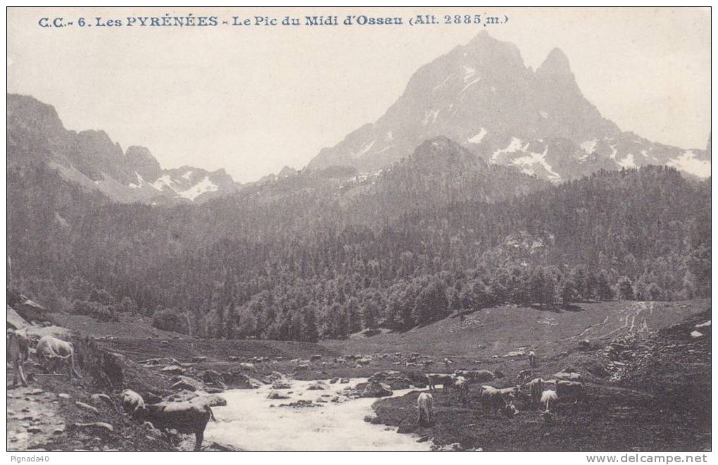 Cp , RÉGIONS , AQUITAINE , Le Pic D'Ossau (Alt. 2885 M.) - Aquitaine