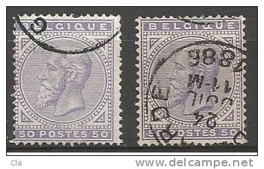 41 + A  Obl  95 - 1883 Leopold II