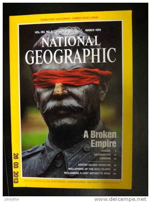 National Geographic Magazine March 1993 - Sonstige & Ohne Zuordnung