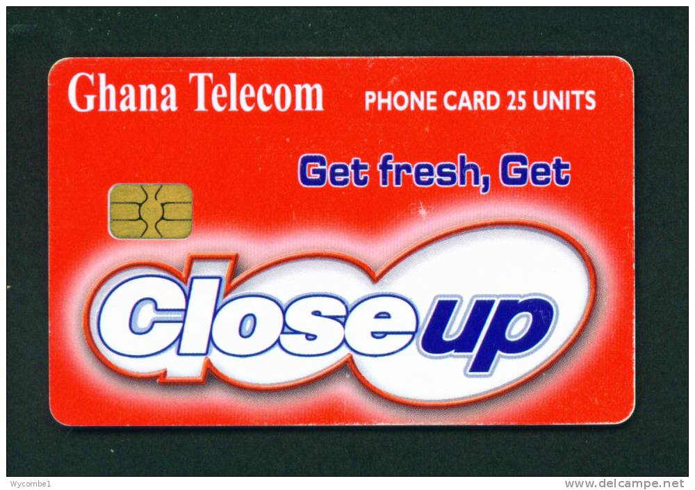 GHANA - Chip Phonecard As Scan - Ghana