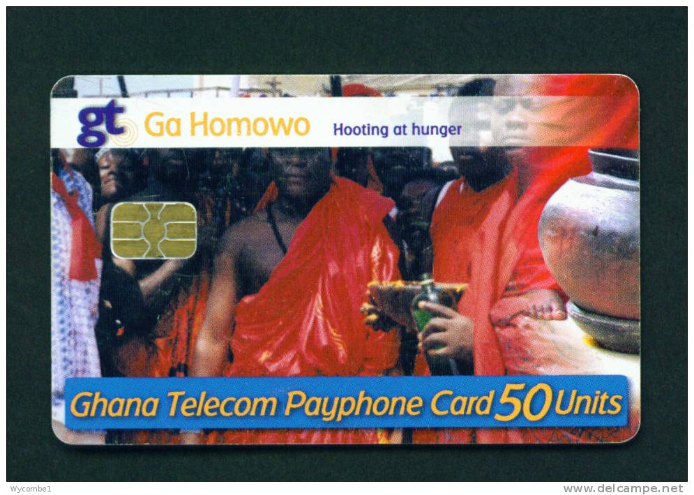 GHANA - Chip Phonecard As Scan - Ghana