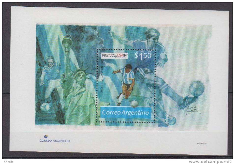 ARGENTINE    1994     BF  N°  59    COTE   6.00    EUROS       ( 22 ) - Blocchi & Foglietti