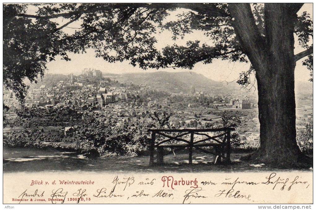Marburg 1900 Postcard - Marburg