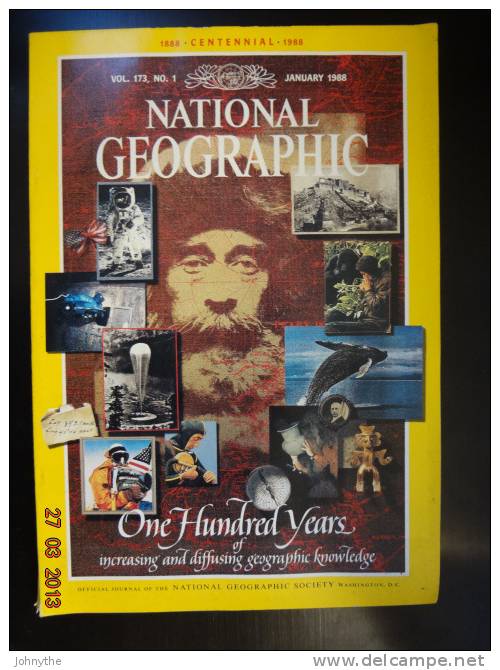 National Geographic Magazine January 1988 - Sciences