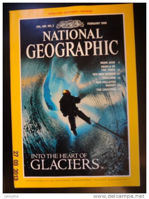 National Geographic Magazine February 1996 - Scienze