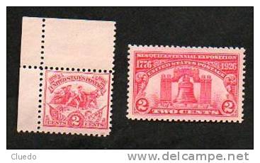 United States 1926 Mnh - Stati Uniti 1926 Nuovi - Ongebruikt