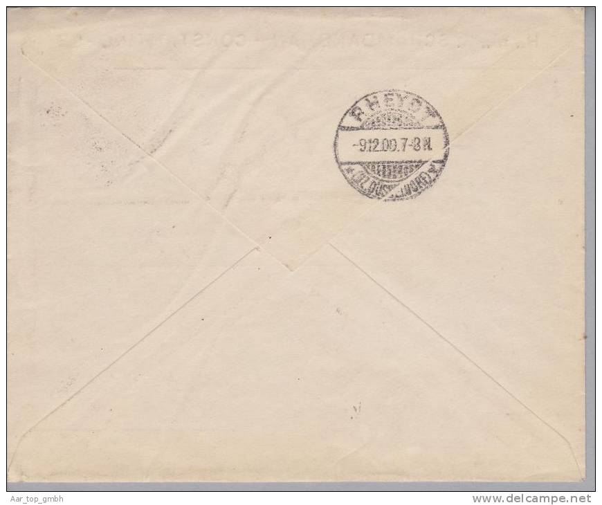 Österreich Levante 1907-12-06 B-Brief Von Constantinopel Nach Rheydt DE - Eastern Austria