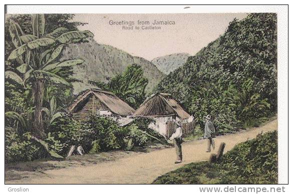 GREETINGS FROM JAMAICA  ROAD TO CASTLETON - Jamaïque