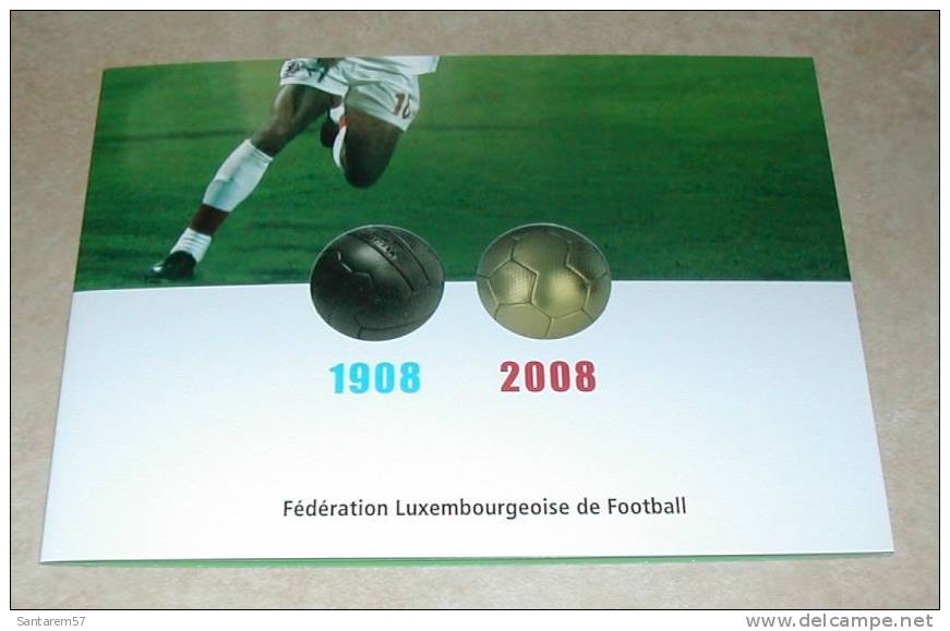 LUXEMBOURG Collector Oblitération Ronde Centenaire Fédération Luxembourgeoise De Football WNS LU008.08 - Cartas & Documentos