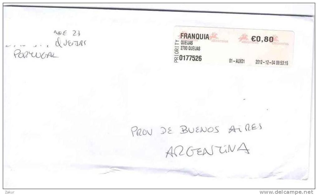 2012  Cover From Portugal To Argentina - Brieven En Documenten