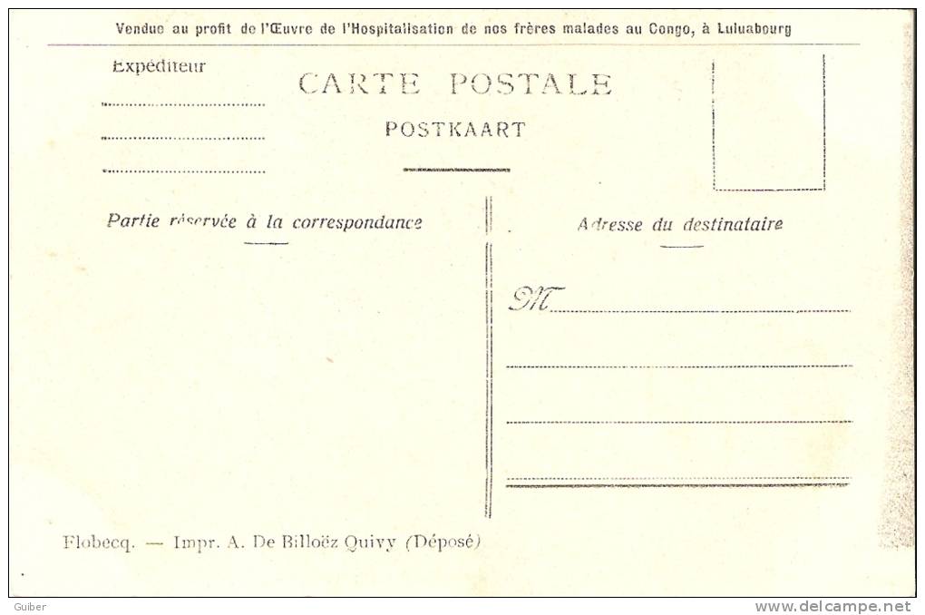 Flobecq Le Reverendissime Pere Cambier Prefet Apostolique Du Haut Kasai Et Son Frere Jules 9-7-1910 - Flobecq - Vloesberg